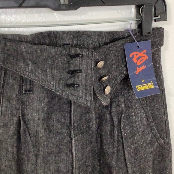 VGT Panhandle Slim fold over waist rib cage high waisted black jeans SZ 9/10 NWT - Picture 8 of 16